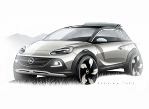 Opel сделает компакт-кар Adam вседорожным