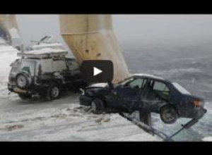 Как возят машины в шторм из Японии во Владивосток