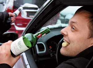 ГАИ жалуется на рост числа пьяных за рулем