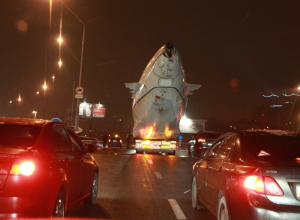 Ехавший по улицам Киева Президентский Ту-134 попал в ДТП