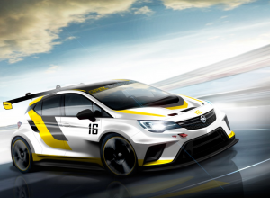 Новая Opel Astra выходит на гоночный трек