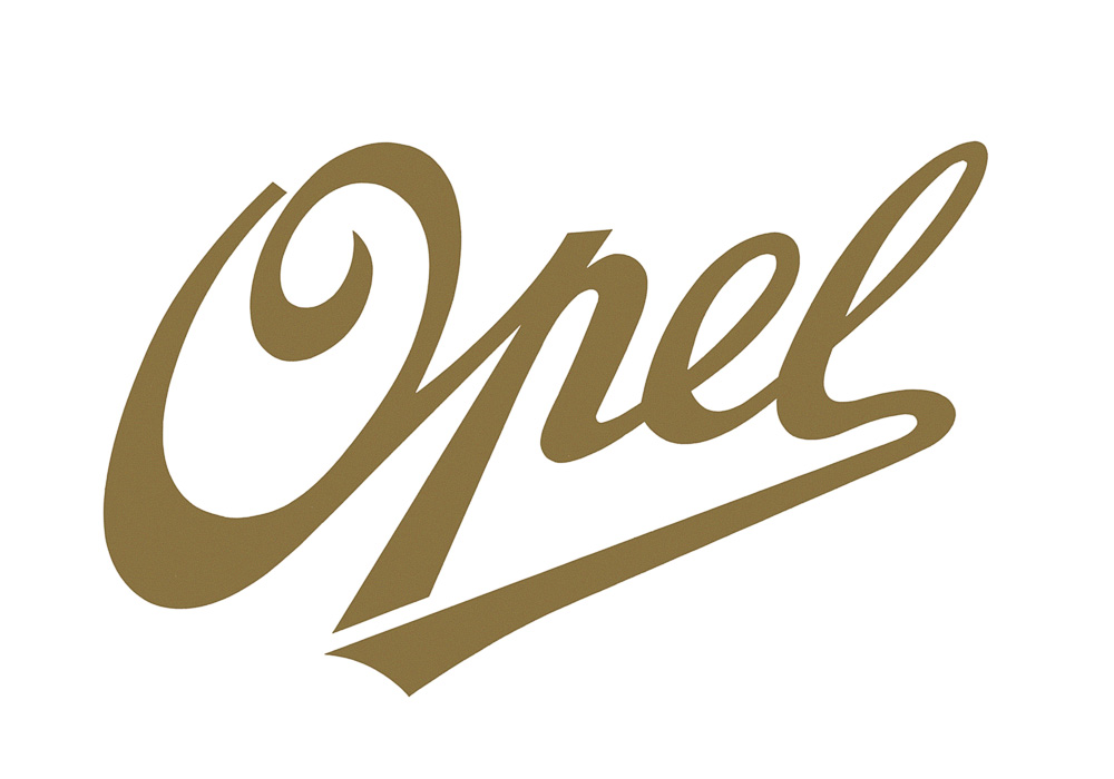 Первый логотип, появившийся на радиаторе модели Opel 4/8