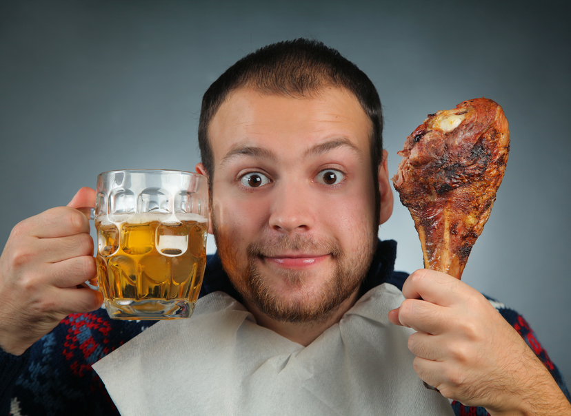 Пиво и мясо - мужское меню на День Валентина