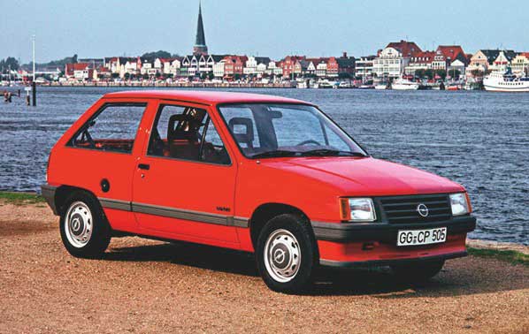 Opel Corsa A (1982–1993): выпущено 3,1 млн экземпляров