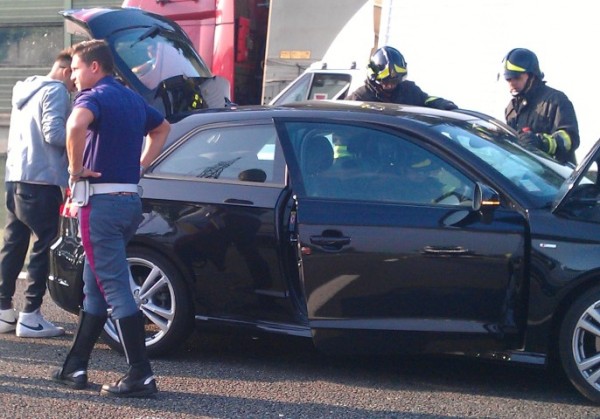 Де Шильо попал в аварию на своей Audi