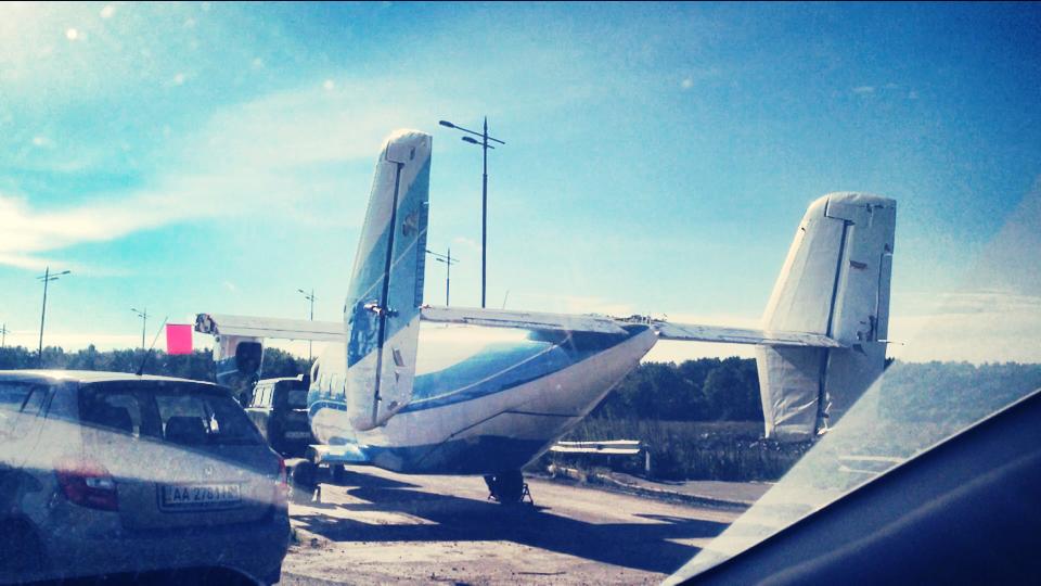 Авария с участием самолета на Жулянском мосту