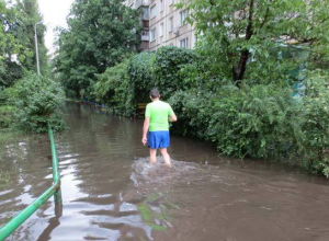 Левый берег Киева затопило