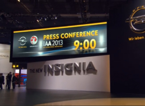 Видео с пресс-конференции на стенде Opel Франкфуртского автосалона 2013