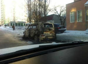 В Киеве поджигают автомобили с номерами западных областей