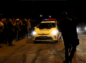 «Приус» одесской полиции участвовал в уличных гонках (видео)