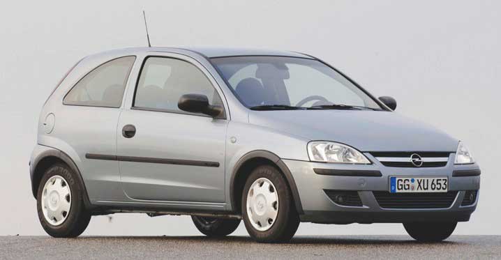 Opel Corsa C (2000–2006):2,5 млн штук за 6 лет